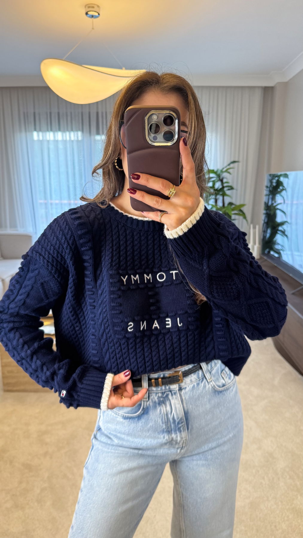 Embroidered Knit Sweater