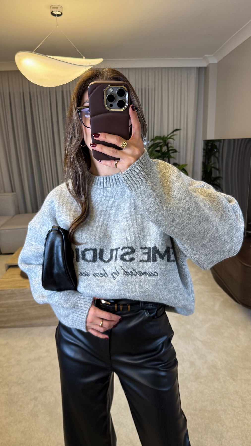 Embroidered Knit Sweater