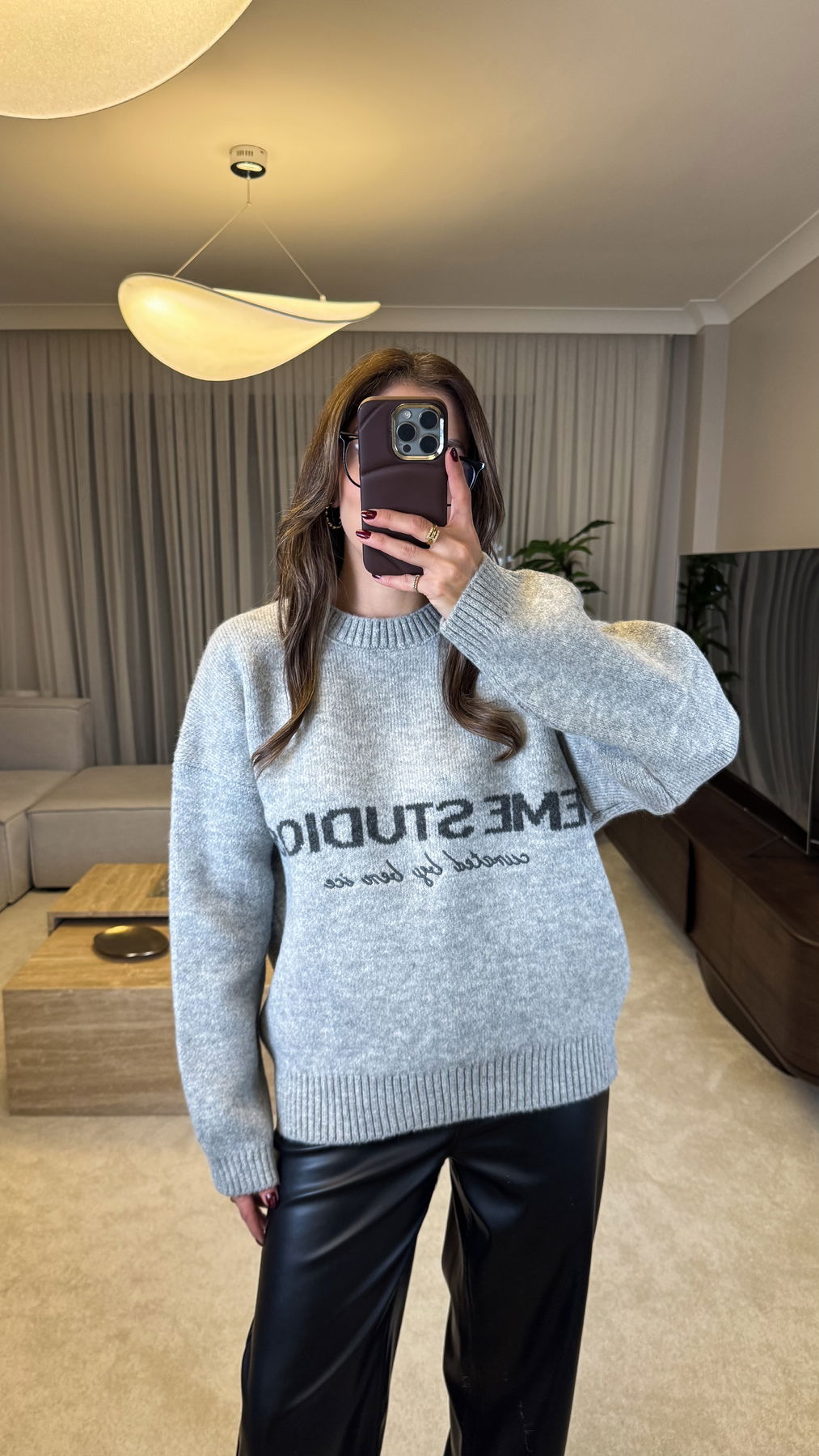 Embroidered Knit Sweater