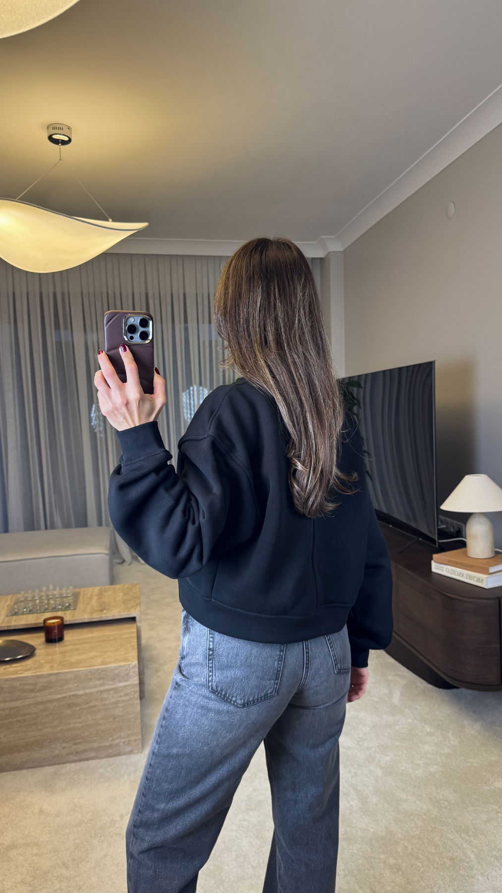 Embroidered Collegiate Zip Sweatshirt