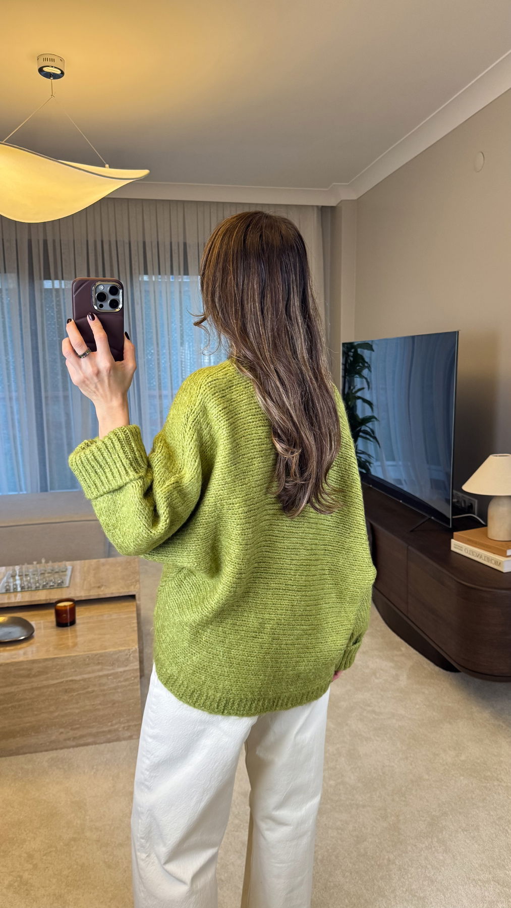 Boat Neck Batwing Sleeve Knit Sweater