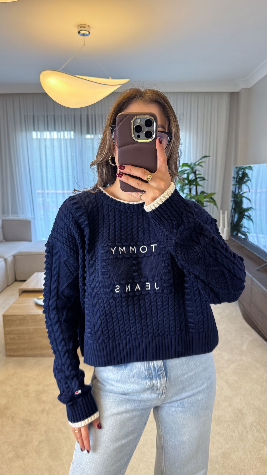 Embroidered Knit Sweater